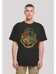 Футболка F4NT4STIC Harry Potter Distressed Hogwarts Crest, черный - фото 3
