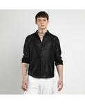 Мужская рубашка Onyx Black Pavement Shirt Campus Sutra, Black - фото 2