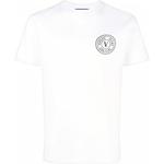 Футболка с принтом логотипа VERSACE JEANS COUTURE, белый - фото