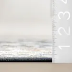 Ковер Breigh Medallion Bordered Area Rug nuLOOM, 81x244 см, синий - фото 4