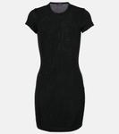 Мини-платье из хлопка Wardrobe.Nyc, черный - фото