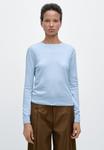 Джемпер Massimo Dutti LONG SLEEVES WITH CREW NECK, Light Blue - фото 2