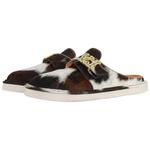 Тапочки мужские Louis Vuitton Easy Closed, коричневый / белый - фото 3