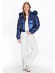 Женская куртка синего цвета myMo - фото 2