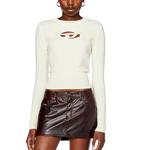 Свитер с вышитым логотипом Areesa DIESEL, белый - фото 4