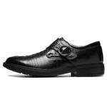 British Knights Повседневные туфли мужские черные, черный крокодиловый принт - фото