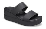 Шлепанцы и сланцы Crocs Brooklyn Lightweight Black Sandals Women's - фото 3