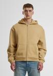 Толстовка на молнии Urban Classics, бежевый - фото 8