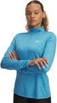 Толстовка Under Armour Women's Tech Twist Quarter Zip, (452) Ether Blue/White - фото