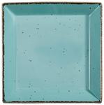 Блюдо Landscape, 28x28 см, бирюзовый - фото