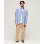 Рубашка с длинным рукавом Superdry Studios Casual Linen, синий - фото 4