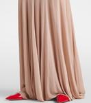 Полупрозрачное макси-платье Devi Tove, бежевый - фото 5