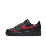 Кроссовки Nike Air Force 1 Skateboarding Shoes Unisex Low-top Black/Red, черный - фото