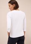 Топ Cecil Long sleeved top, Weiß/White - фото 3