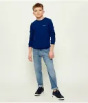 Лонгслив regular fit Calvin Klein Jeans, индиго - фото 2