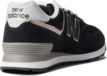 Кроссовки 574 Core New Balance, цвет Black/White - фото 5