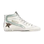 Кроссовки Golden Goose Wmns Slide Sneaker White Leopard, белый - фото