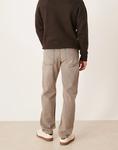 Прямые джинсы ASOS DESIGN серого оттенка - фото 3