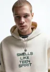 Худи nirvana Pull&Bear, White - фото 4