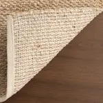 Коврик из джута Eladia Solid nuLOOM, 152x244 см, бежевый - фото 8