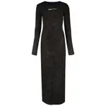 Платье Karl Lagerfeld A1W13005 long sleeve, черный - фото