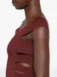 Топ с вырезом на одно плечо Mugler, красный - фото 5