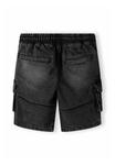 Джинсовые шорты CARGO POCKETS MINOTI, цвет Black Denim - фото 2