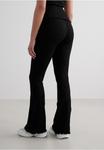 Aim'n Черные расклешенные брюки - фото 3