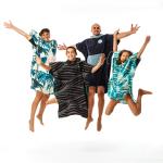 ПОЧО ДЛЯ СЕРФИНГА ДЛЯ ВЗРОСЛЫХ 500 с рыбным принтом Olaian - фото 11