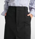 Юбка миди из хлопка Tod's, черный - фото 4