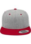 Бейсболка CLASSIC SNAPBACK 2-TONE Flexfit, цвет light grey/red - фото 2