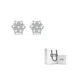 UTD Серьги-гвоздики из серебра 925 пробы - фото