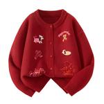 Детский свитер Disney, [Thickened Thermal]красный - фото