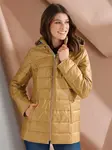 Стеганая куртка Classic Basics с капюшоном, желтый - фото