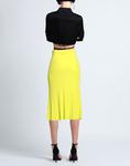 Юбка миди Ermanno Firenze, лаймовый - фото 3