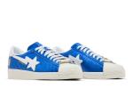 Кроссовки BAPE x Superstar Vintage 'Blue White', синий - фото 8