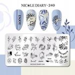 Пластина для штампов для ногтей NATURE FLOWERS, Frezarkowo - фото 3