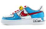 Кроссовки Nike Air Force 1 Skateboard Shoes Men Low-Top Blue Red/White - фото