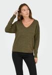 Джемпер ONLY ONLRICA LIFE V NECK, Beech/Olive - фото