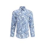 Рубашка с принтом пейсли Etro, светло-голубой - фото