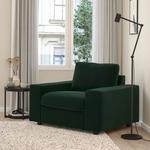 Кресло VIMLE IKEA, цвет with wide armrests djuparp/dark green - фото 2