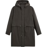 Парка мужская коричневая ZARA - фото 2