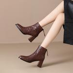 Ботильоны женские Zhr, бежевый - фото 24