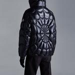 Пуховик мужской черный Moncler - фото 3