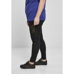 Леггинсы Urban Classics Flock Lace Inset Big, черный - фото 2