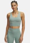 Топ SLEEVELESS MERIDIAN PIPED CROP TANK Under Armour, зеленый - фото