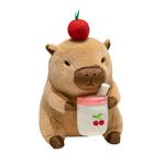 Плюшевая кукла Fun Styling, Fruit Milk Tea Capybara Enlightenment - фото 2