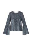 Блуза usha Blouse, Blue Multicolor/Light Grey - фото 5