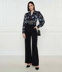 Блуза женская Guess Jeans с цветочным рисунком, черный - фото 2