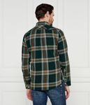 Рубашка мужская Boss Orange в клетку, зеленый - фото 3